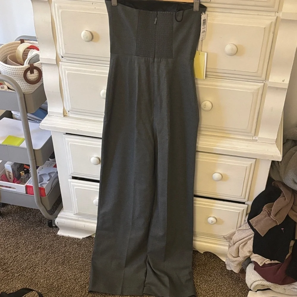 Aritzia Wilfred Endless Jumpsuit in Heather Charcoal - Picture 8 of 9